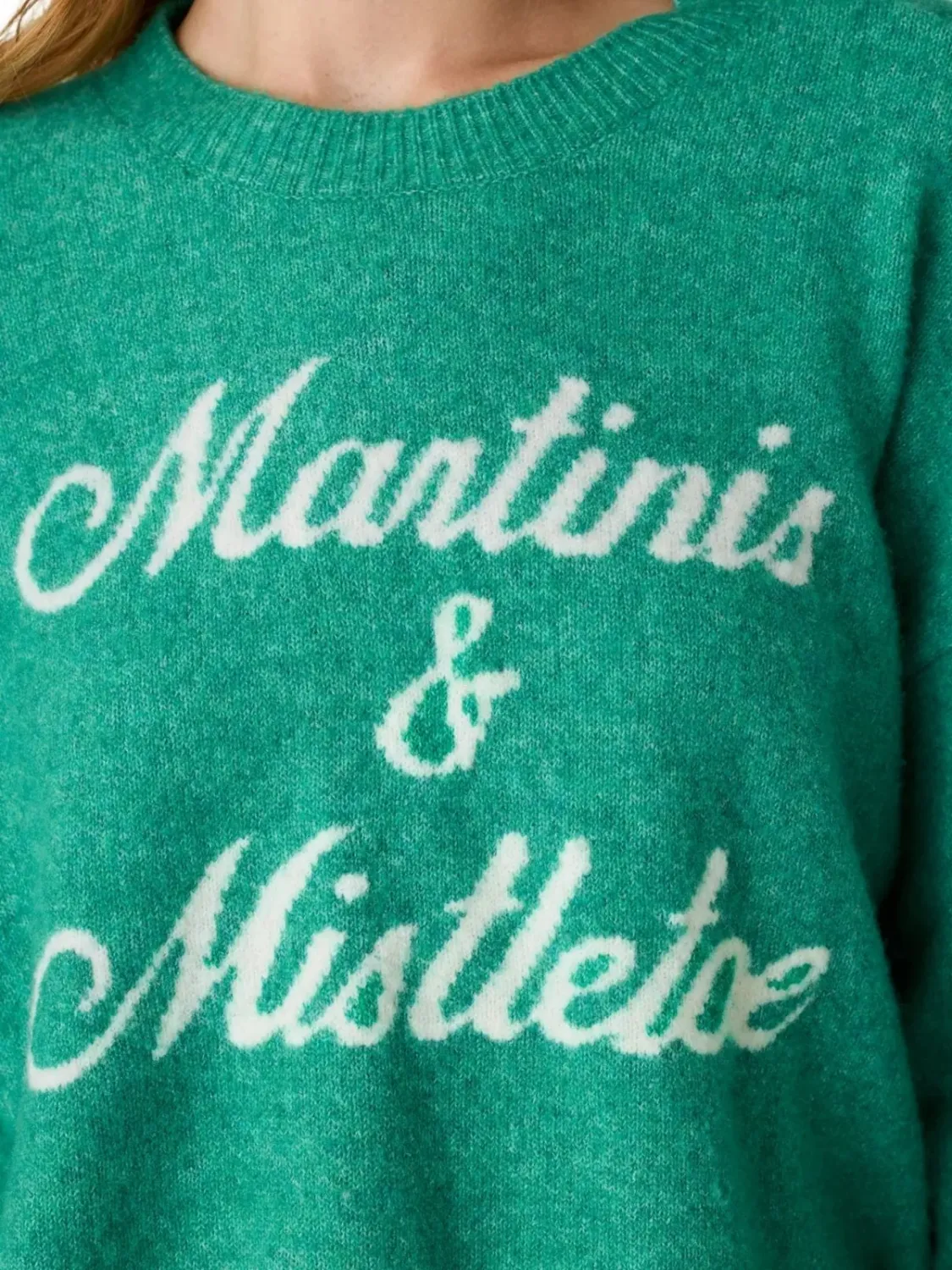 MARTINIS &amp; MISTLETOE L/S TOP RAMALS1