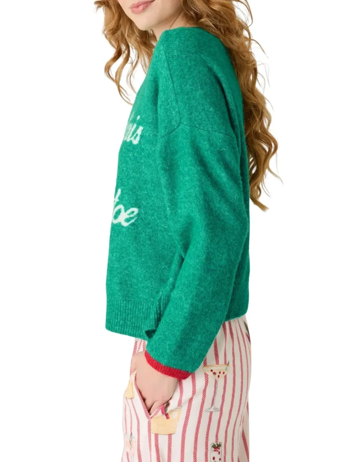 MARTINIS &amp; MISTLETOE L/S TOP RAMALS1