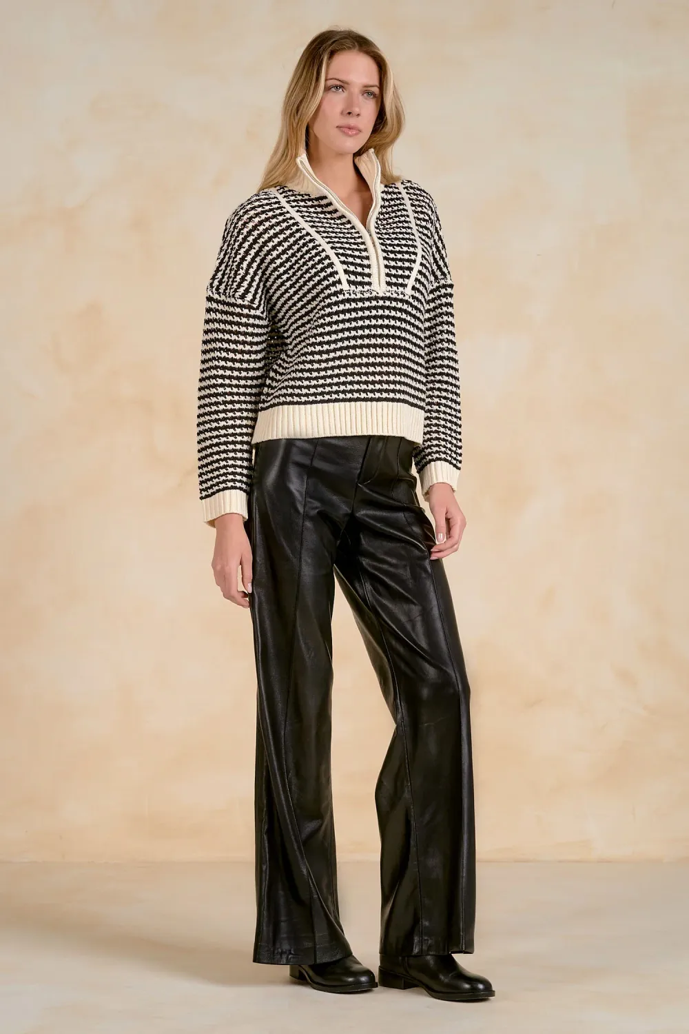 SWEATER W/ 1/4 ZIP SW11688