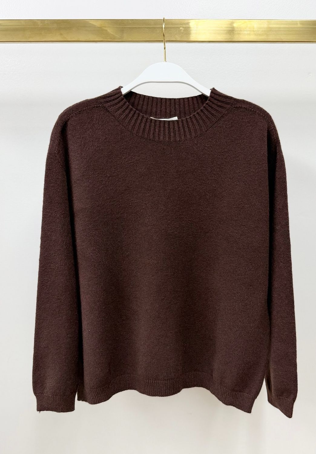L/S CREW NECK KNIT SWEATER 330151