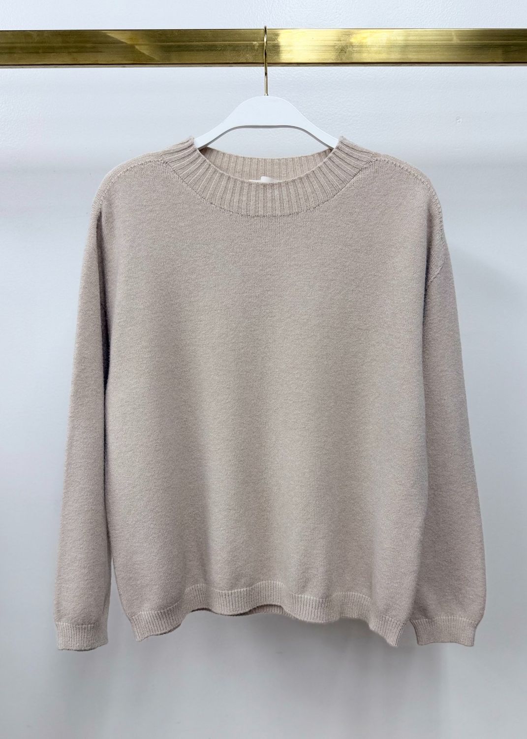L/S CREW NECK KNIT SWEATER 330151