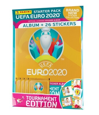 Panini Euro 2020 Starter Album+ 26 Stickers
