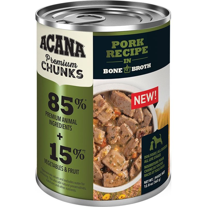 ACANA DOG Grain Free Chunks Pork 12.8oz