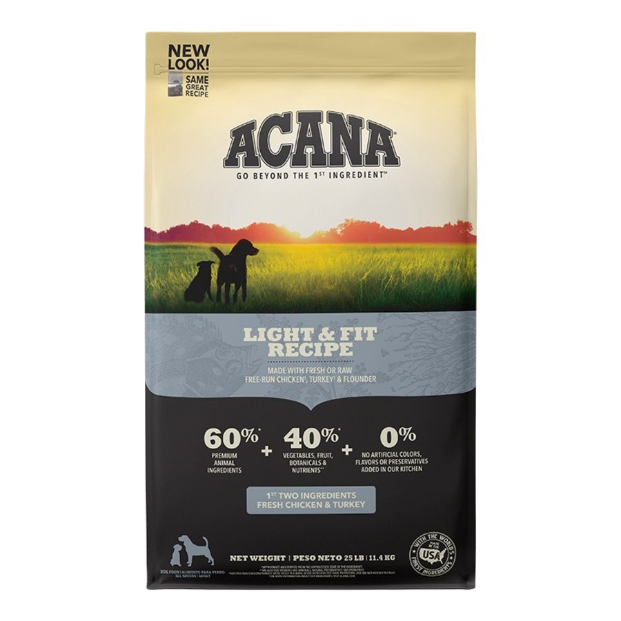 ACANA DOG Grain Free Light &amp; Fit 25lb