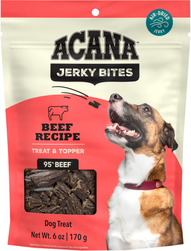 ACANA Dog Grain Free Jerky Bites Beef Recipe 6oz