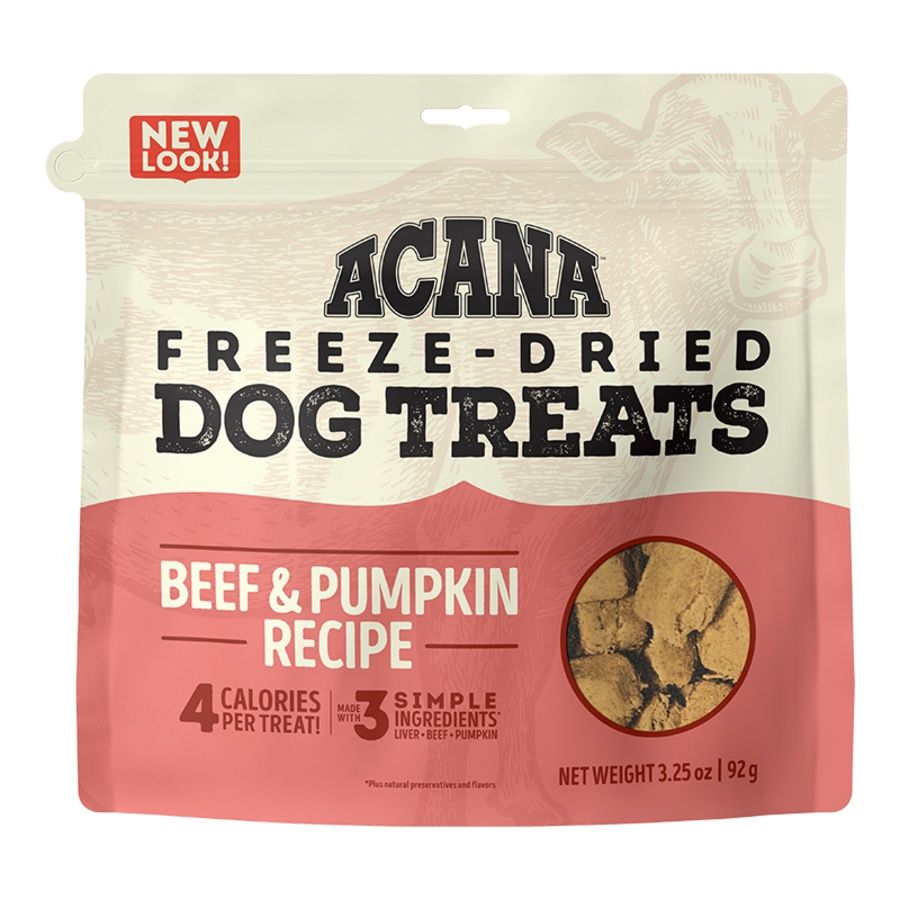 ACANA DOG Freeze-Dried Treat Beef &amp; Pumpkin 3.25oz