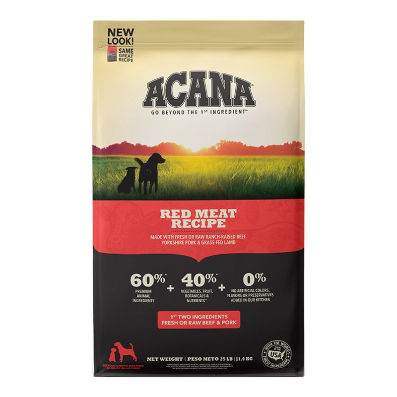 ACANA DOG Grain Free Red Meat 25lb