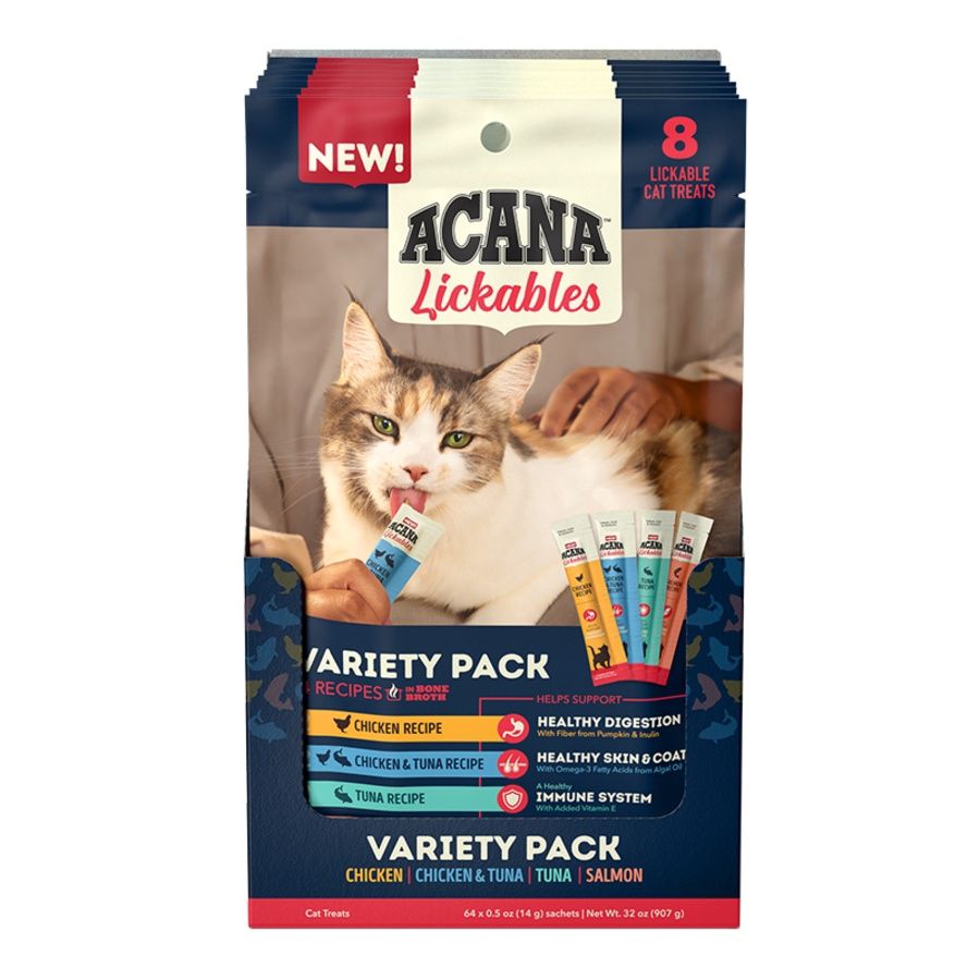 ACANA Lickables Cat Treats Variety Pack, 4 oz.