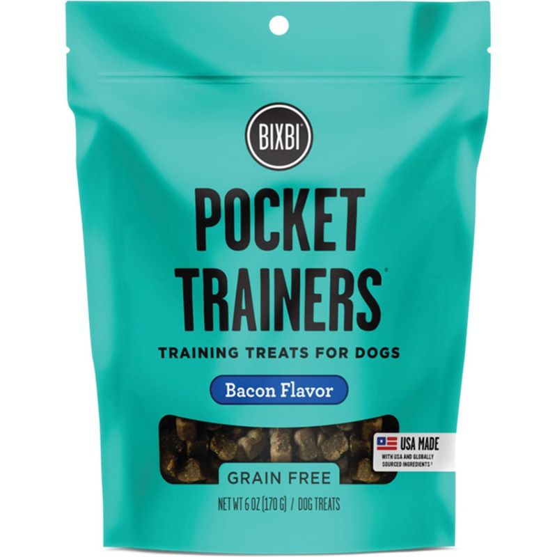 BIXBI Dog Pocket Trainers Bacon 6oz