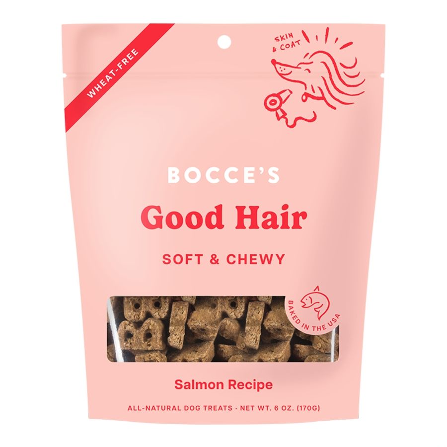 BOCCE'S Bakery Dog Soft Chews Good Hair 6oz
