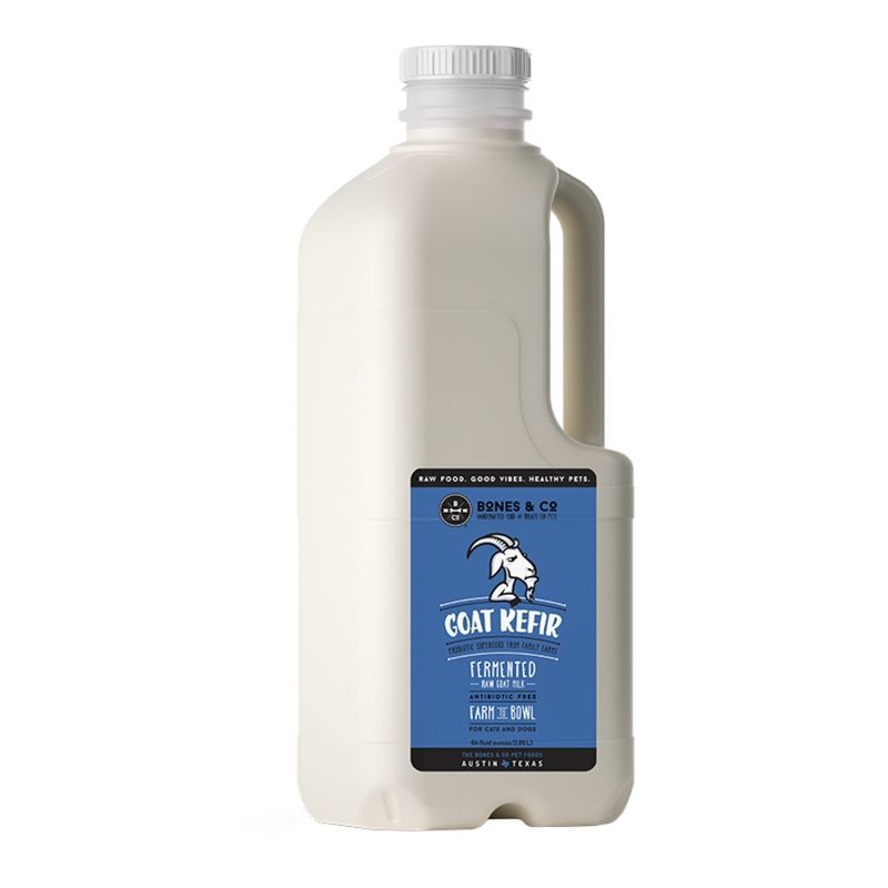 BONES &amp; Co Dog &amp; Cat Frozen Grain Free Goat Kefir 64oz