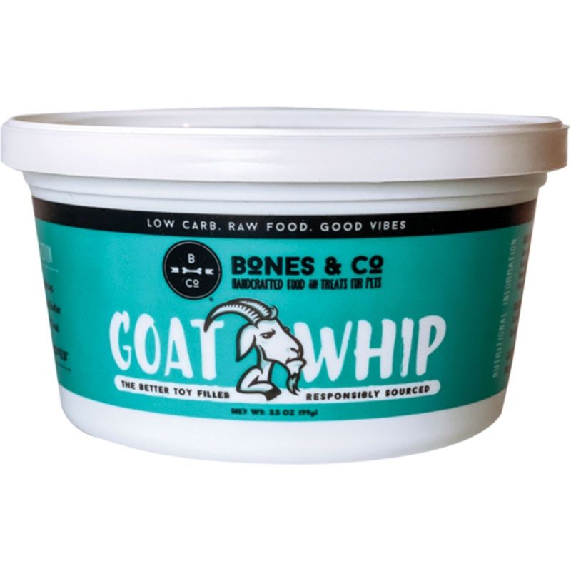 BONES &amp; CO Dog &amp; Cat Frozen Grain Free Goat Whip