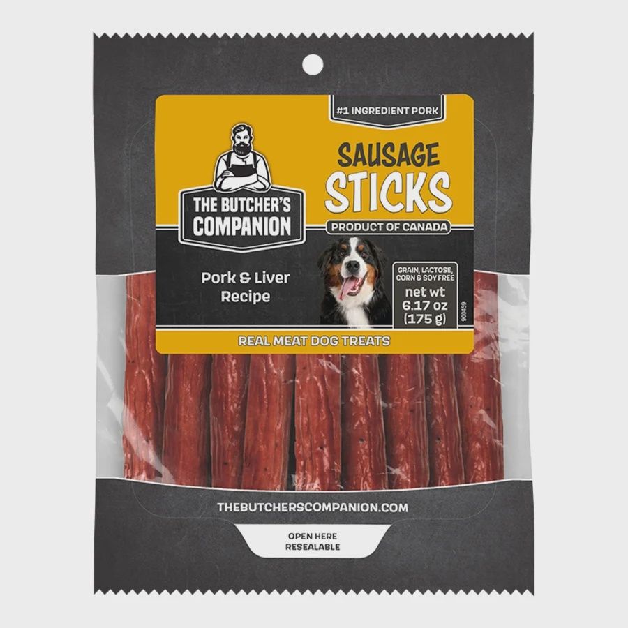 BUTCHER'S Companion Sausage Sticks Pork &amp; Liver 6.17oz