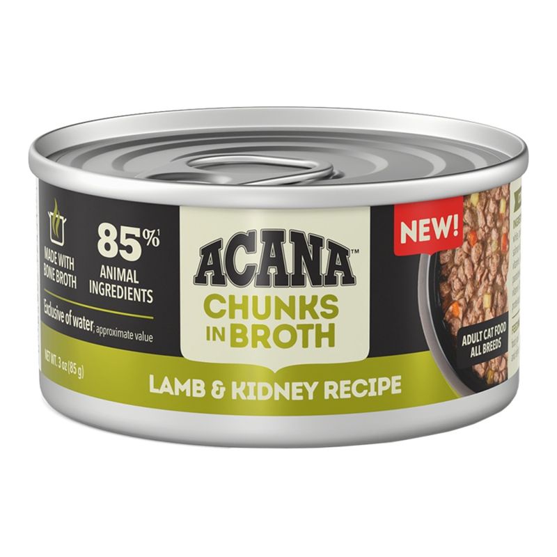 ACANA CAT Grain Free Chunks In Broth Lamb &amp; Kidney 3oz