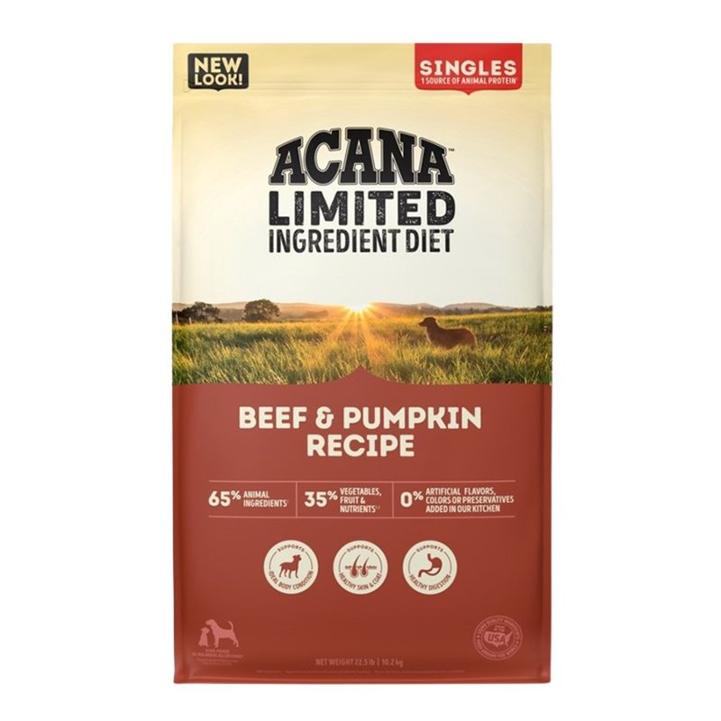 ACANA DOG Grain Free Singles Beef &amp; Pumpkin 22.5lb