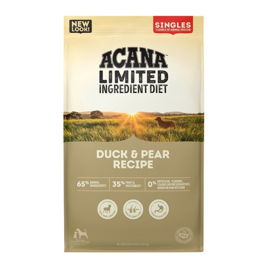 ACANA Dog Grain Free Singles Duck &amp; Pear, Size: 22.5 lb