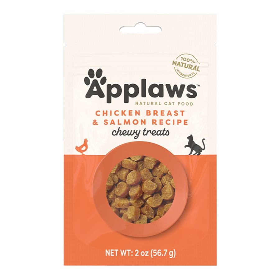 APPLAWS Cat Chicken &amp; Salmon Chew Treats 2oz