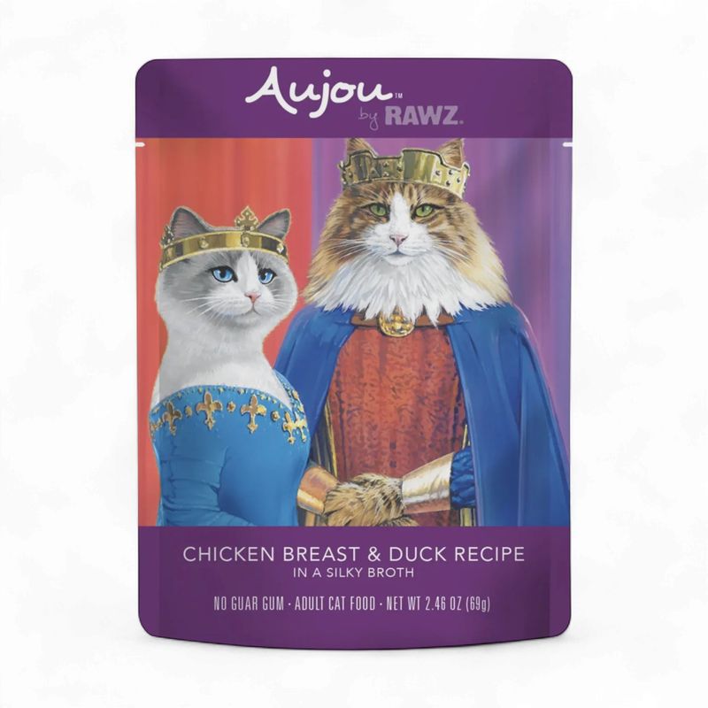 Aujou RAWZ Cat Chicken Breast &amp; Duck Recipe 2.46oz