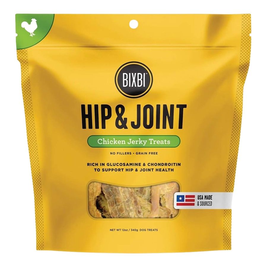BIXBI Dog Hip &amp; Joint Chicken Jerky 12oz