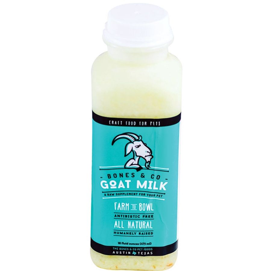 BONES &amp; Co Dog &amp; Cat Frozen Grain Free Goat Milk 16oz