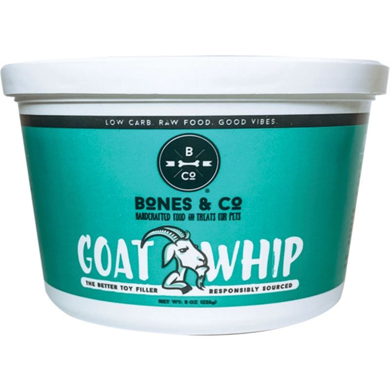 BONES &amp; Co Dog &amp; Cat Frozen Grain Free Goat Whip 8oz