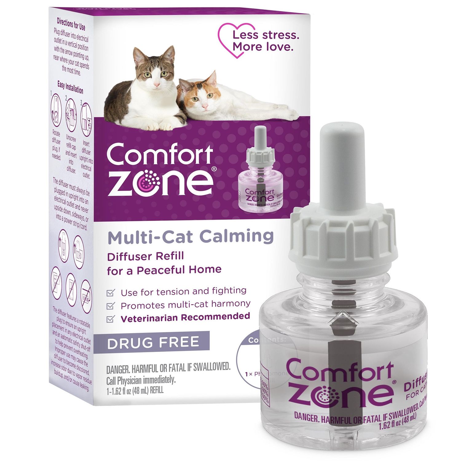 Comfort zone Calming Diffuser Refill Multi-Cat