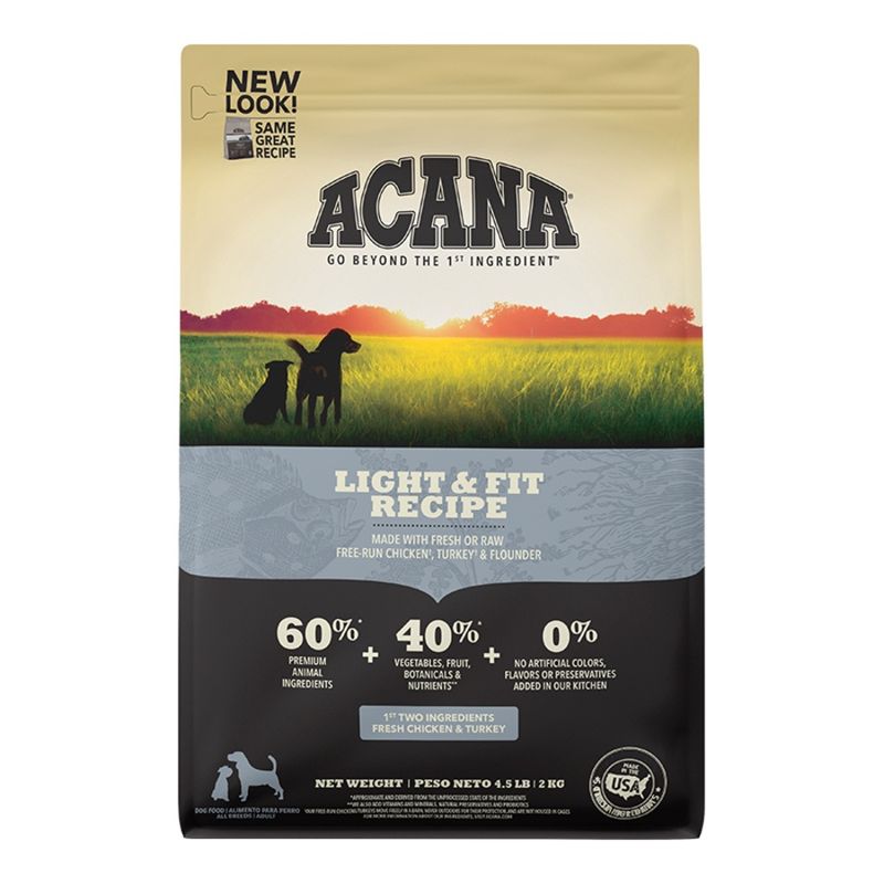 ACANA DOG Grain Free Light &amp; Fit 4.5lb