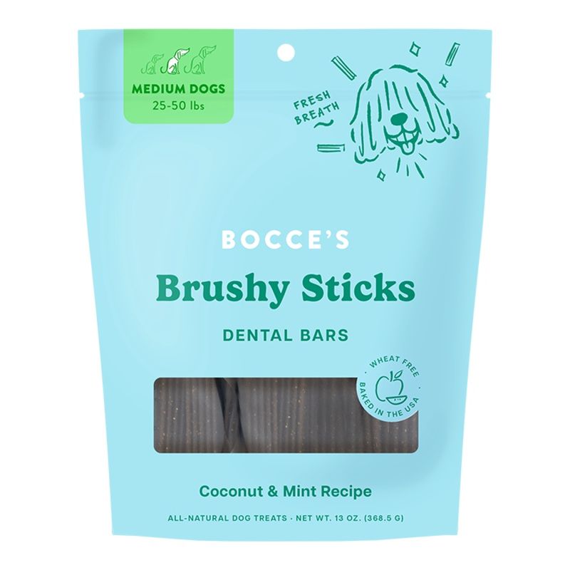 BOCCE'S Bakery Dog Brushy Sticks Medium 13oz