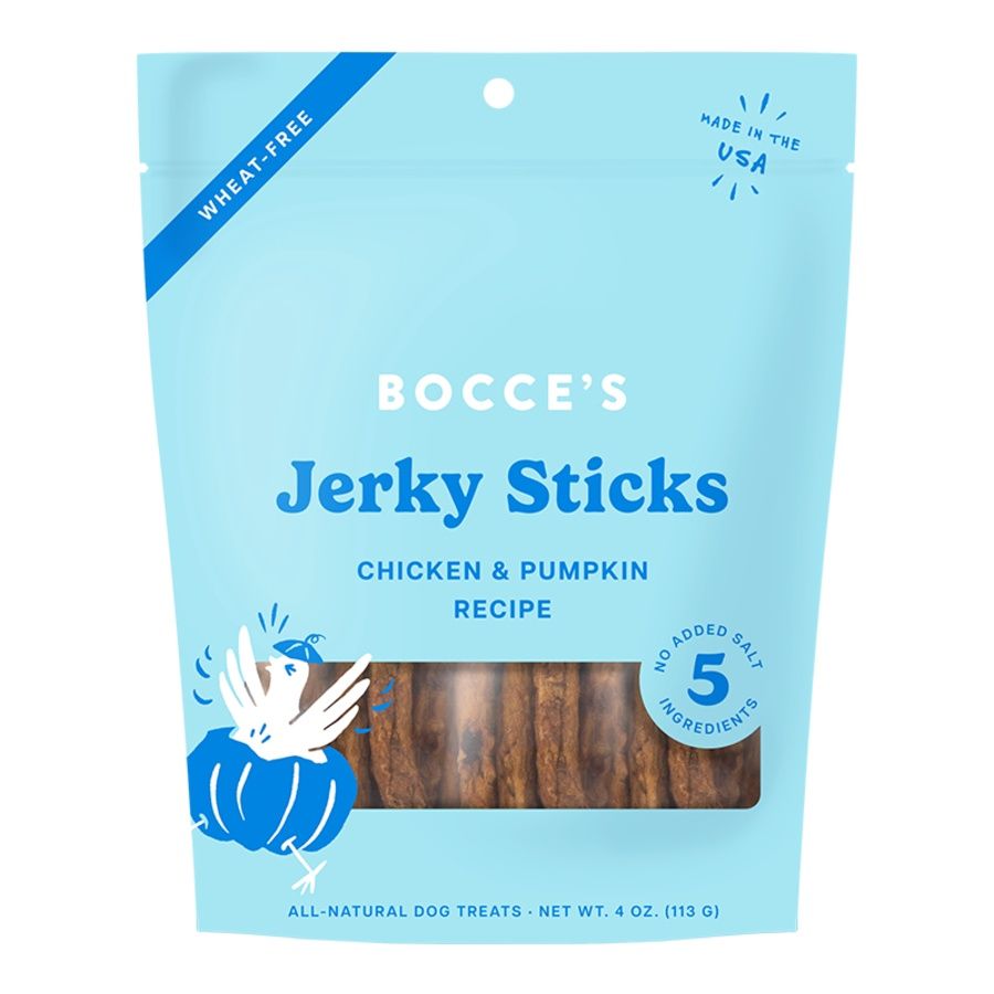 BOCCE'S Bakery Dog Jerky Sticks Chicken 4oz