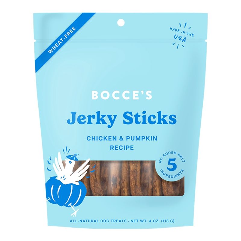 BOCCE'S Bakery Dog Jerky Sticks Chicken 4oz