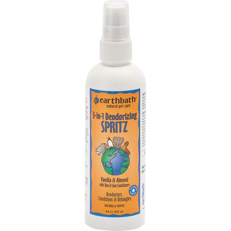 EARTHBATH DOG SPRAY 3 IN 1 VANILLA ALMOND 8OZ