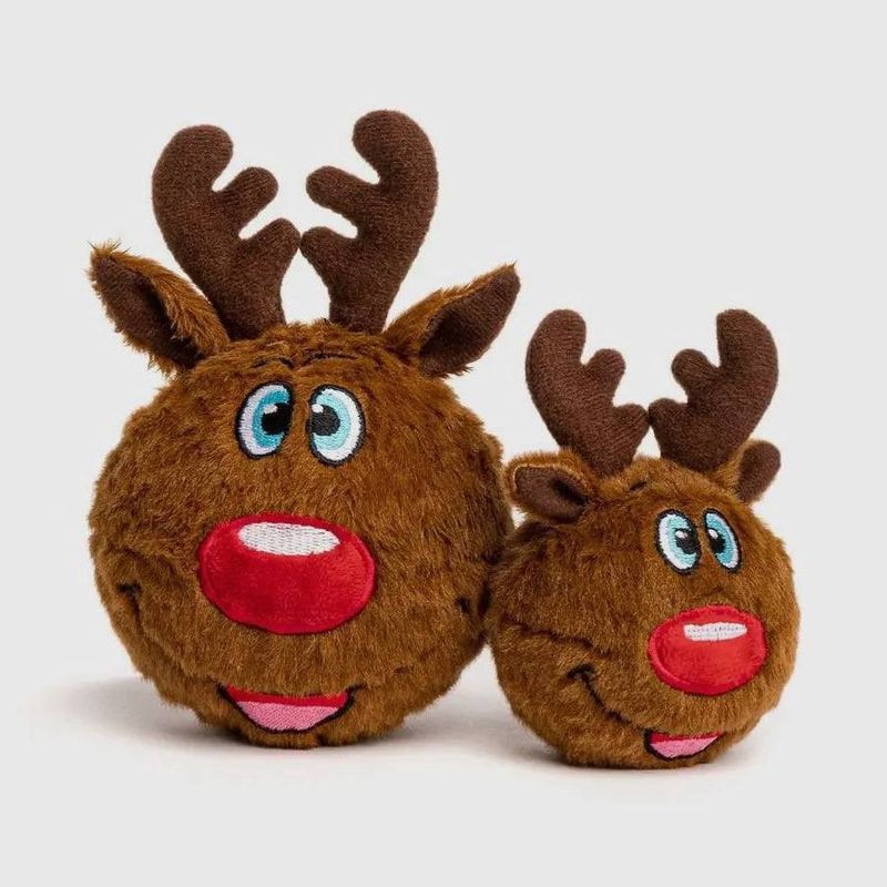 FABDOG Christmas Reindeer Faball Dog Toy LARGE