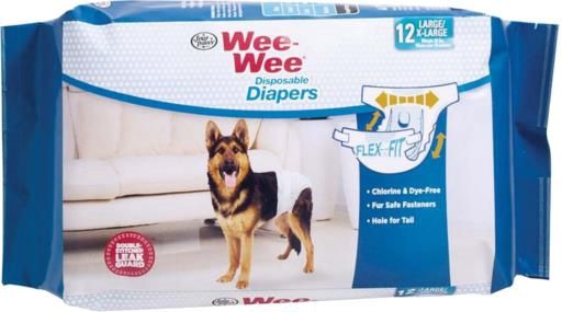 Four Paws Disposable Dog Diaper Large / X Large 12 ct