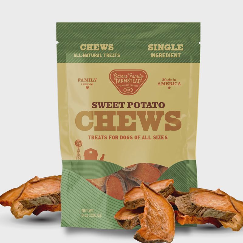 Gaines Family Farmstead Sweet Potato Dog Chews 8oz
