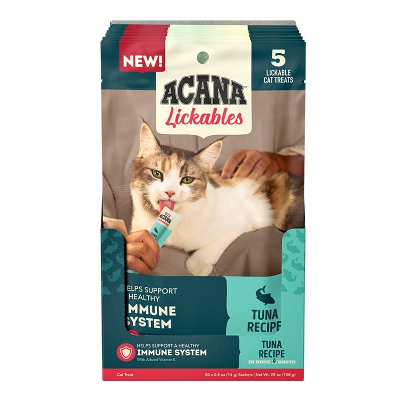 ACANA Lickables Tuna Recipe Immune System Cat Treats 2.5oz