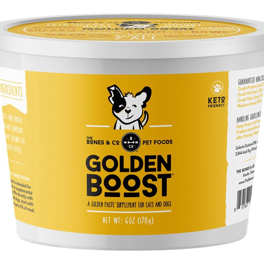 BONES &amp; Co Dog &amp; Cat Frozen Grain Free Golden Boost 6oz