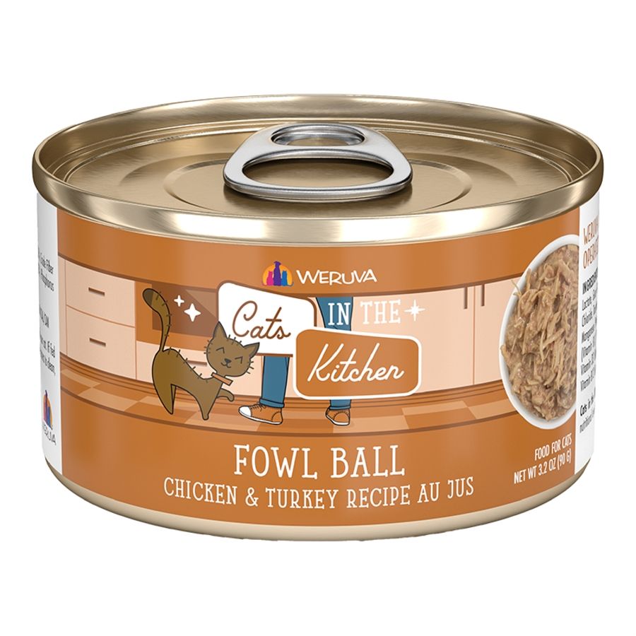 CATS IN THE KITCHEN FOWL BALL 3.2OZ