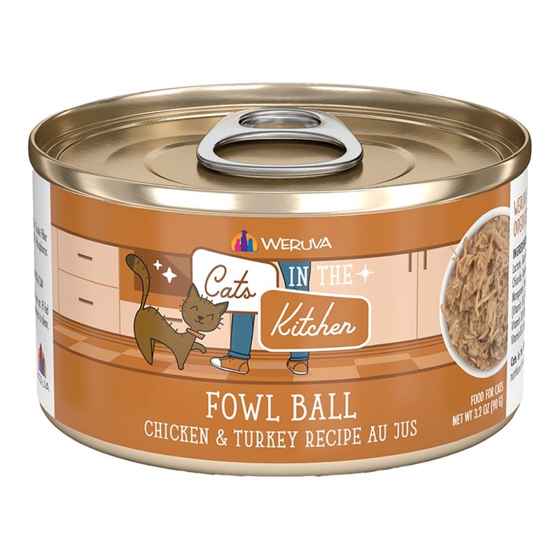 CATS IN THE KITCHEN FOWL BALL 3.2OZ