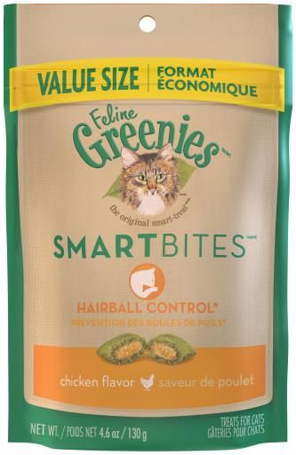 Greenies Cat Healthy Indoor Smartbites Chicken Cat Treats 2.1 oz