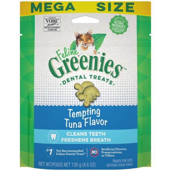 Greenies Cat Tuna Dental Treat 4.6 oz