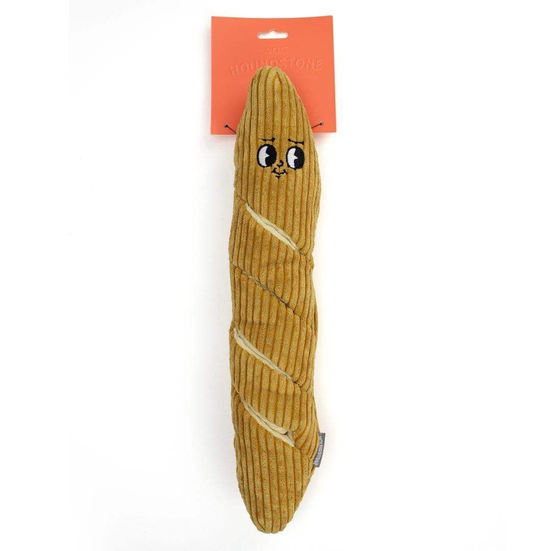 HOUNDSTONE Baguette Plush Interactive Dog Toy