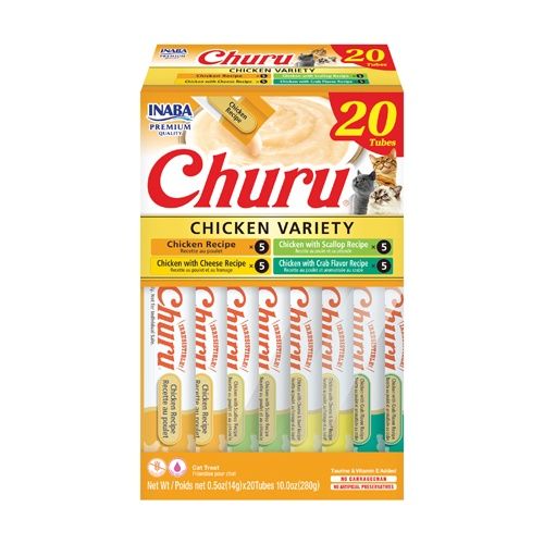 Inaba Cat Churu Chicken Variety Box 20 Tubes