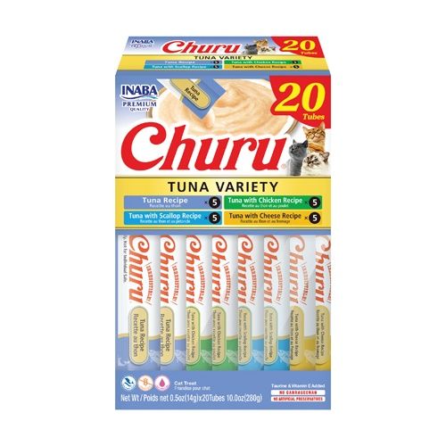 Inaba Cat Churu Tuna Variety Box 20 Tubes / .5 oz
