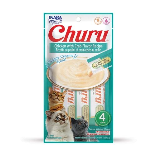 Inaba Churu Chicken with Crab Cat Treat