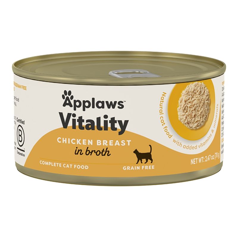 APPLAWS Cat Grain Free Vitality Chicken Breast In Broth 2.47oz