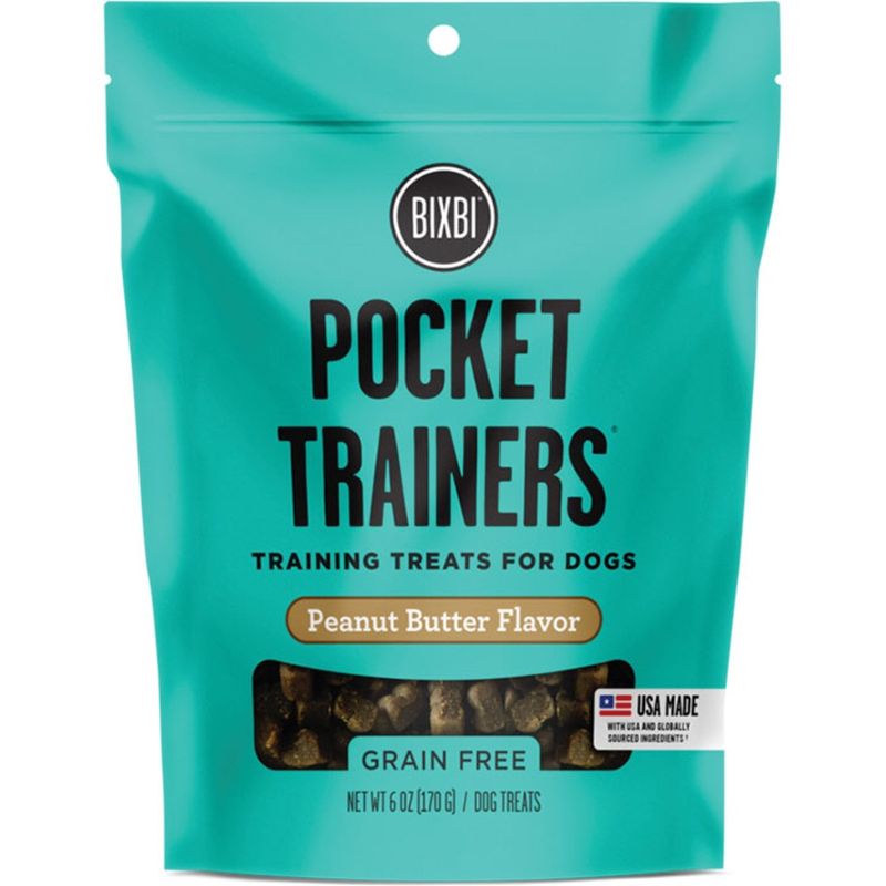 BIXBI Dog Pocket Trainer Peanut Butter 6oz