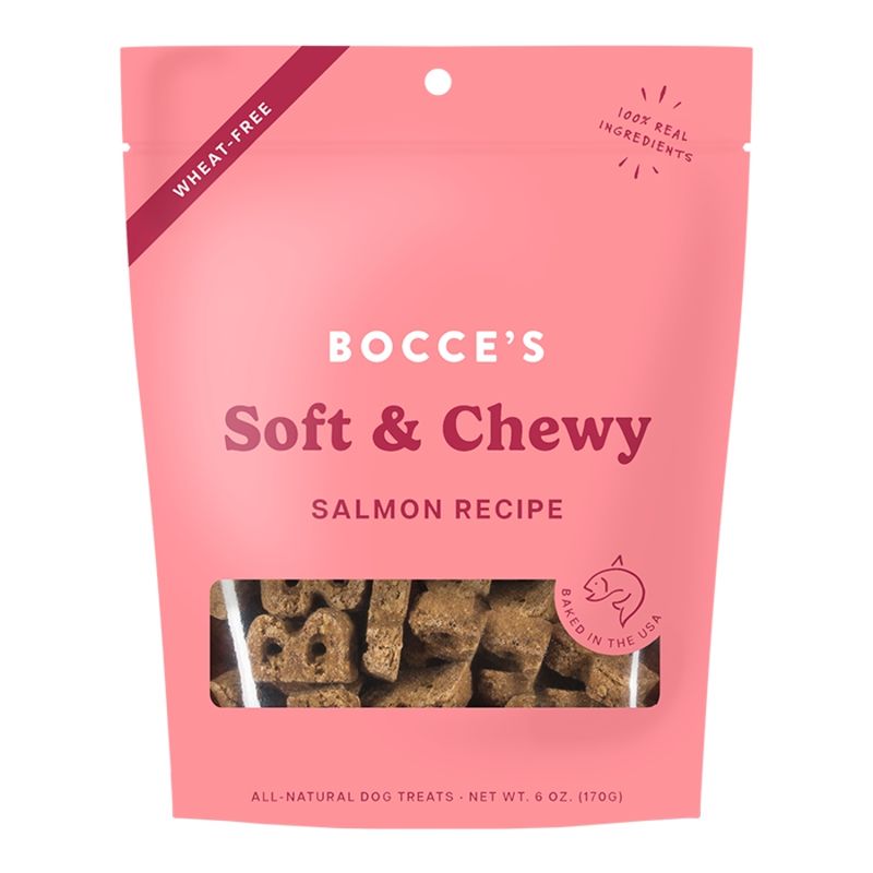 BOCCE'S Bakery Dog Soft &amp; Chewy Salmon 6oz