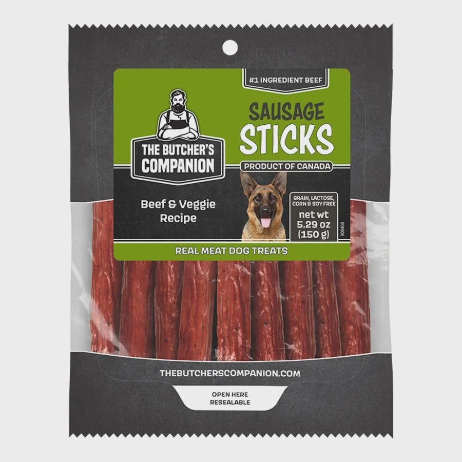 BUTCHER'S Companion Sausage Sticks Beef &amp; Veg 5.29oz
