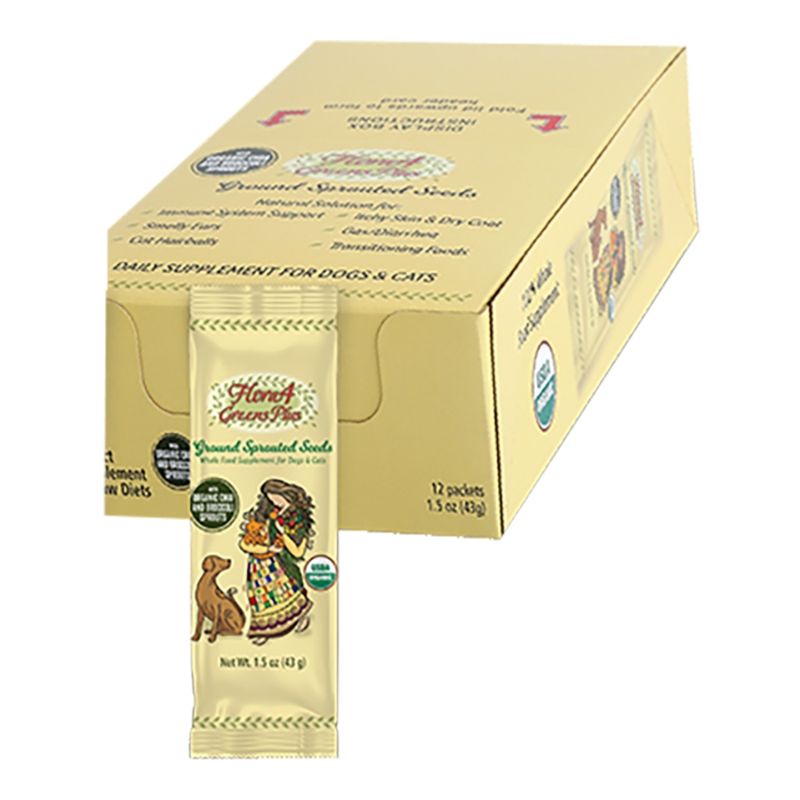 CARNA4 Dog Flora4 Greens Plus Sprouted Seeds Topper