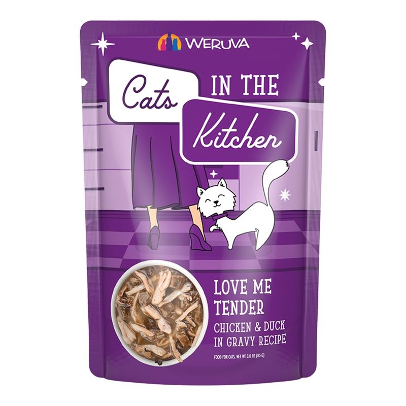 Cats In The Kitchen Cat Love Me Tender 3oz Pouch